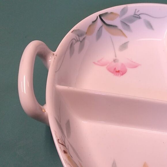 Vintage Noritake Azalea 4-part Relish Dish Hand Painted Made in Japan 19323 - Picture 3 of 8